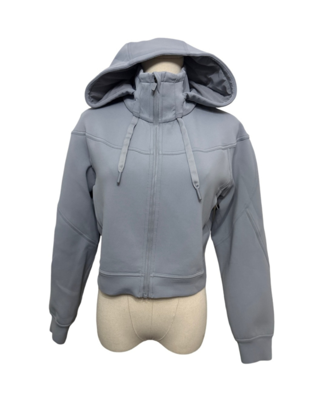 lululemon Rogue Renegade Zip Hoodie in a pale blue/grey - Picture 3 of 7